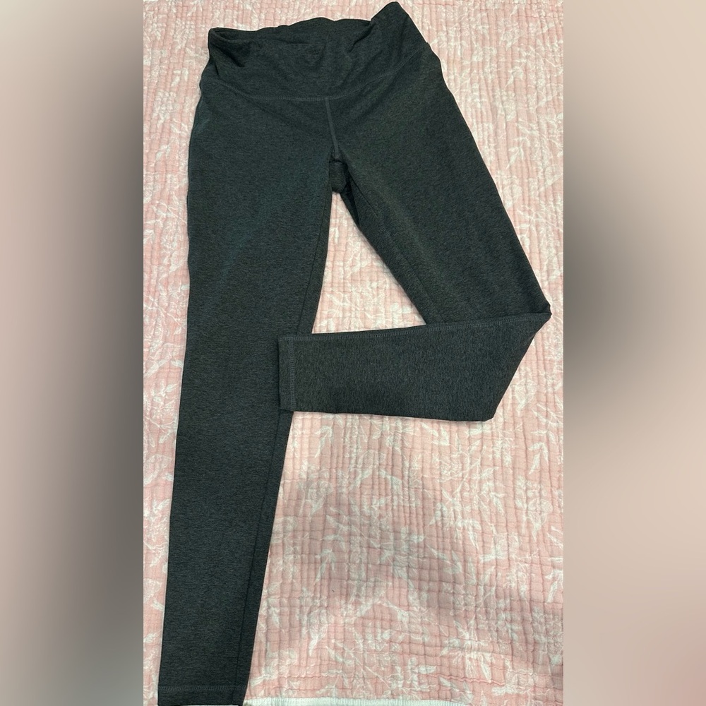 Dip High-Rise Charcoal Gray Leggings | Soft Stretch Athletic Pants